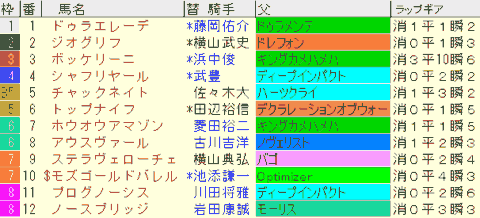 札幌記念2024予想　枠順確定