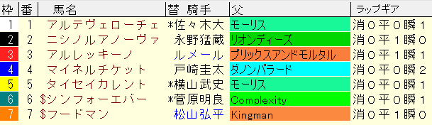 サウジアラビアRC2024予想　枠順確定