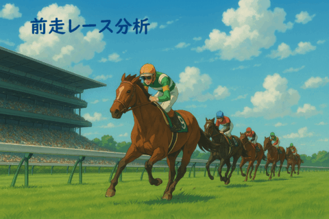芝レースの風景　前走レース分析